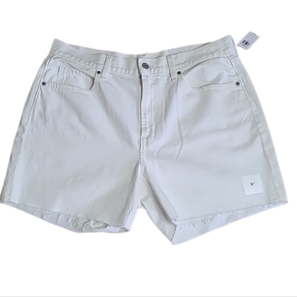 NWT Old Navy White High Waist Cutoff Denim Jean Shorts